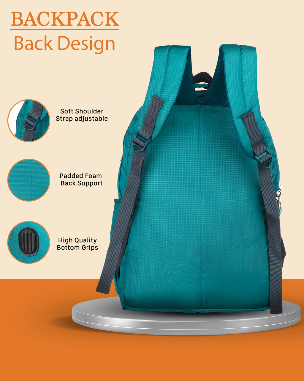 Dhariwal Backpack for Men & Women | Office, Travel, School, College bag| 35L BP-240