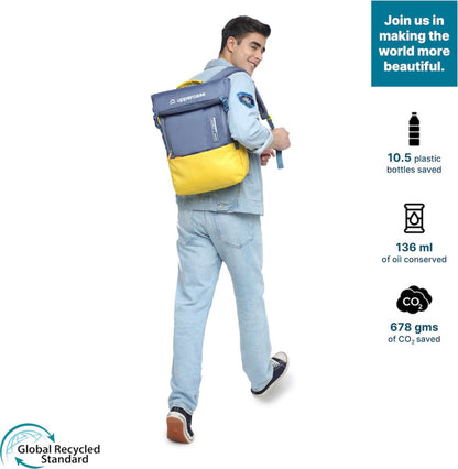 Uppercase Apex 15" Laptop Backpack Water Repellent College Travel Bag 19L