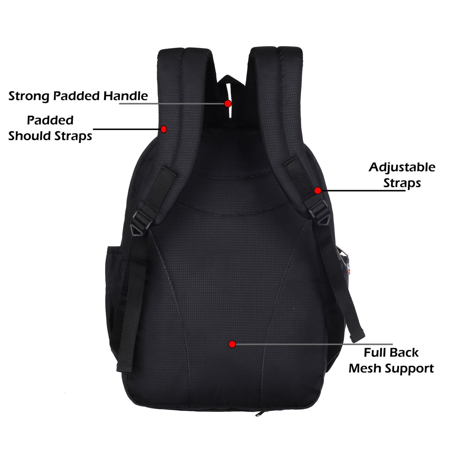 धारीवाल डुअल कम्पार्टमेंट बैकपैक रेन कवर के साथ 41L BP-227