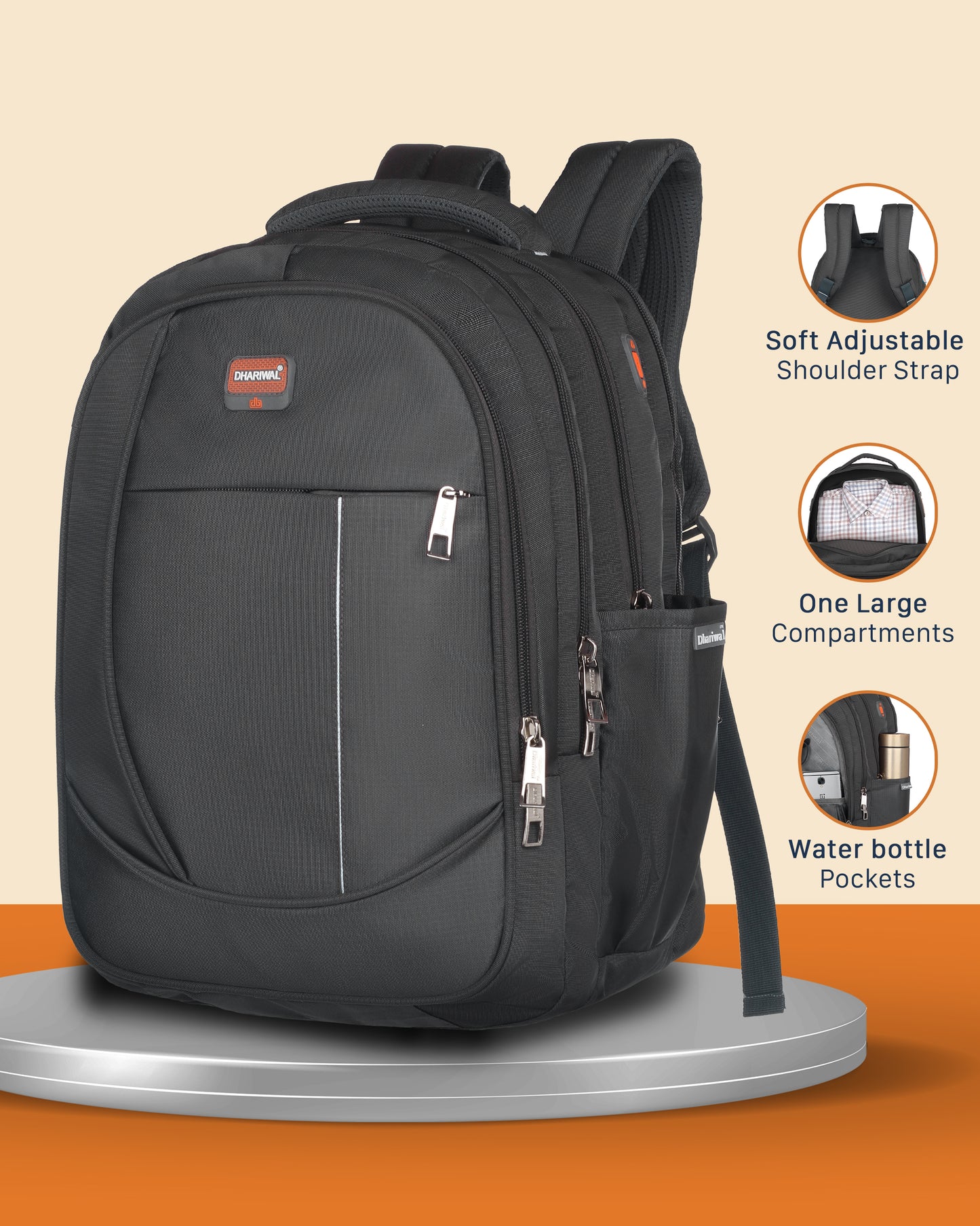 Dhariwal Backpack for Men & Women | Office, Travel, School, College bag|  46L BP-230