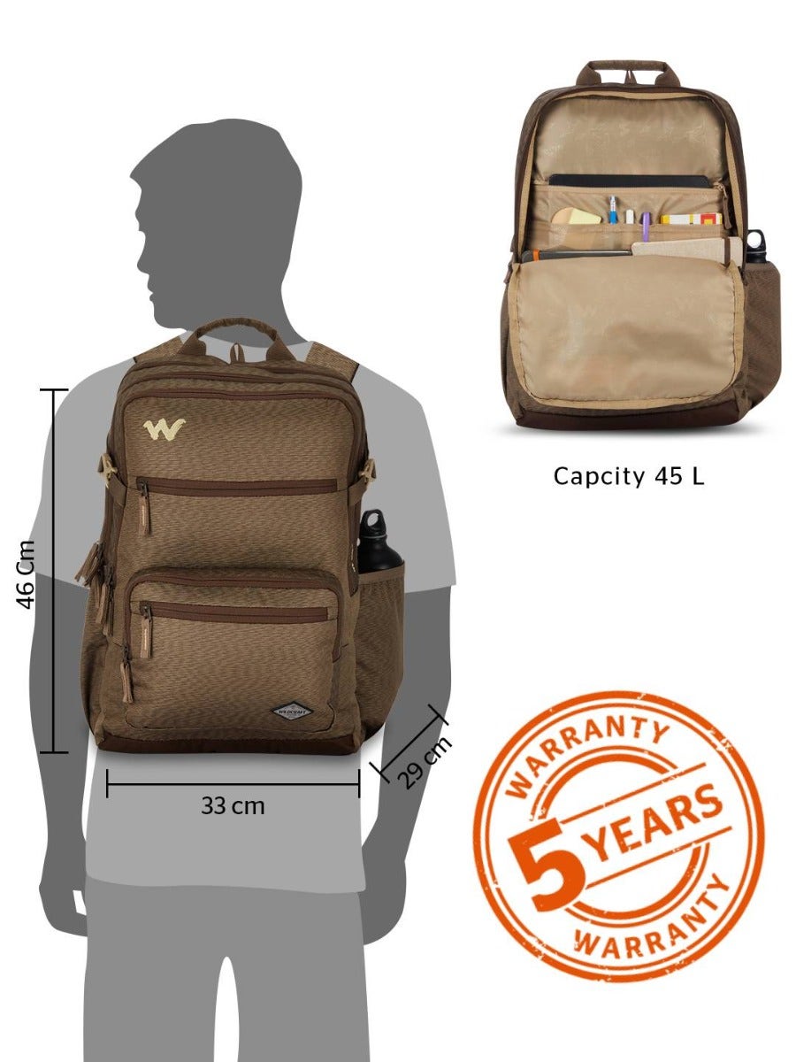 Wildcraft Evo 45L Backpack with Rain Cover (12962)