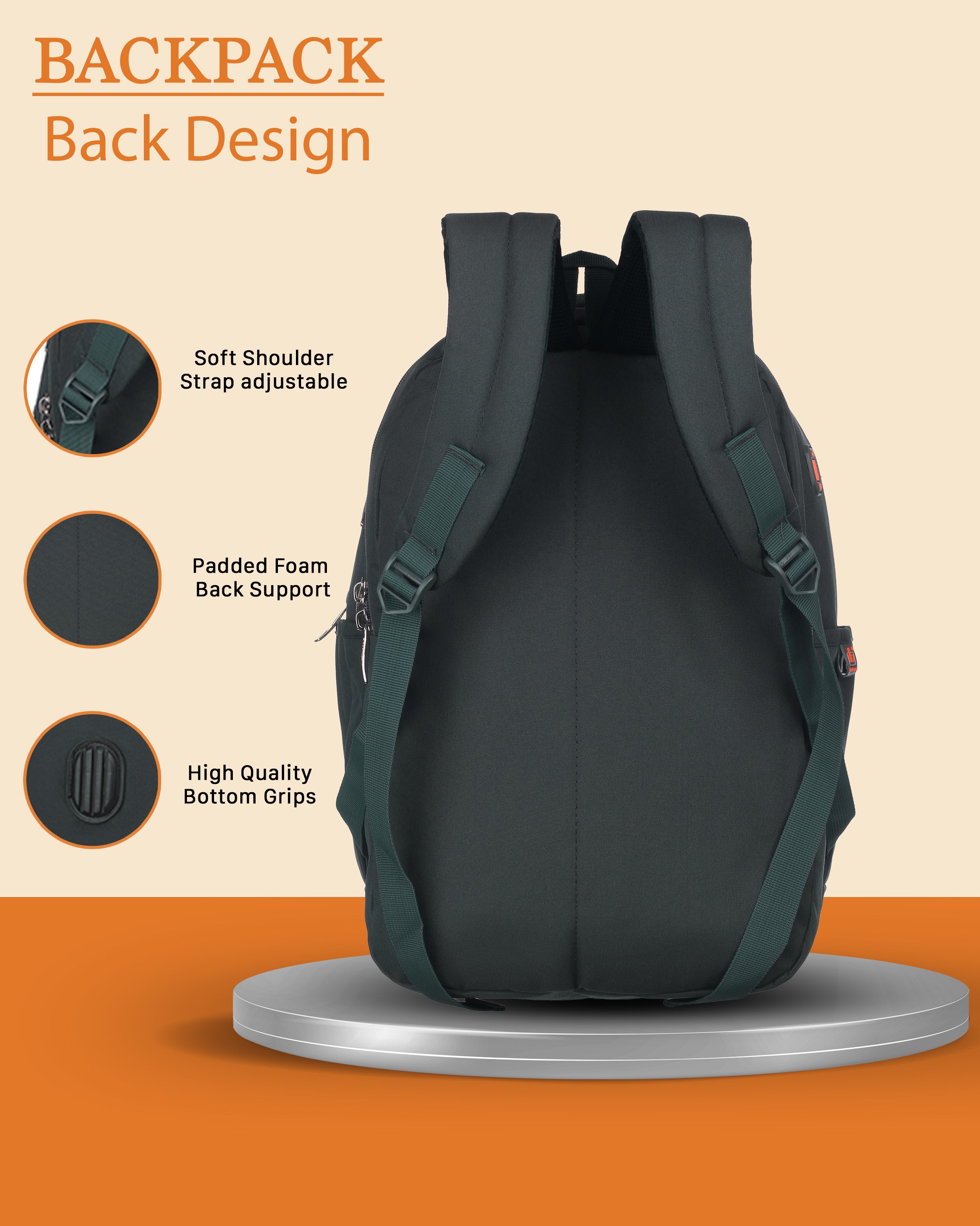 Dhariwal 44L BP -247  Unisex Backpack  Strong & Lightweight | Water-Resistant