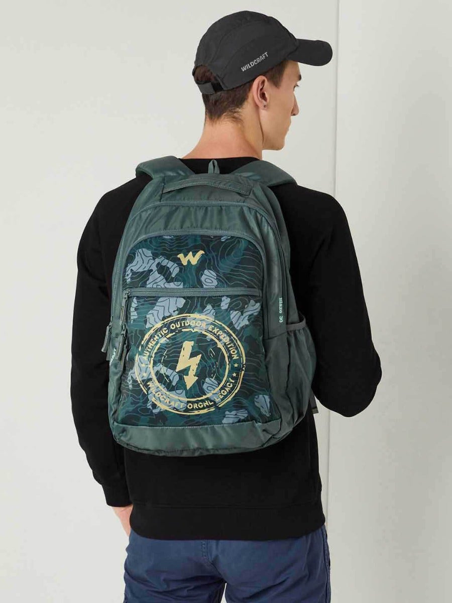 Wildcraft Blaze 30L Backpack with Rain Cover (12952) Dk_Forest