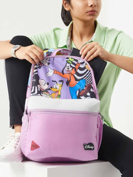WIKI Pack Mickey 18.5L School Bag - Purple