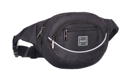 धारीवाल वेस्ट पैक ट्रैवल हैंडी हाइकिंग जिप पाउच डॉक्यूमेंट मनी फोन बेल्ट स्पोर्ट बैग बम बैग पुरुषों और महिलाओं के लिए पॉलिएस्टर WP-1202