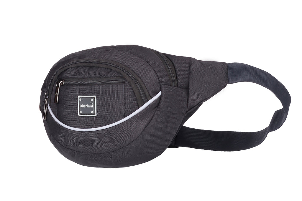 Dhariwal Waist Pack Travel Handy Hiking Zip Pouch Document Money Phone Belt Sport Bag Bum Bag for Men and Women Polyester WP-1202