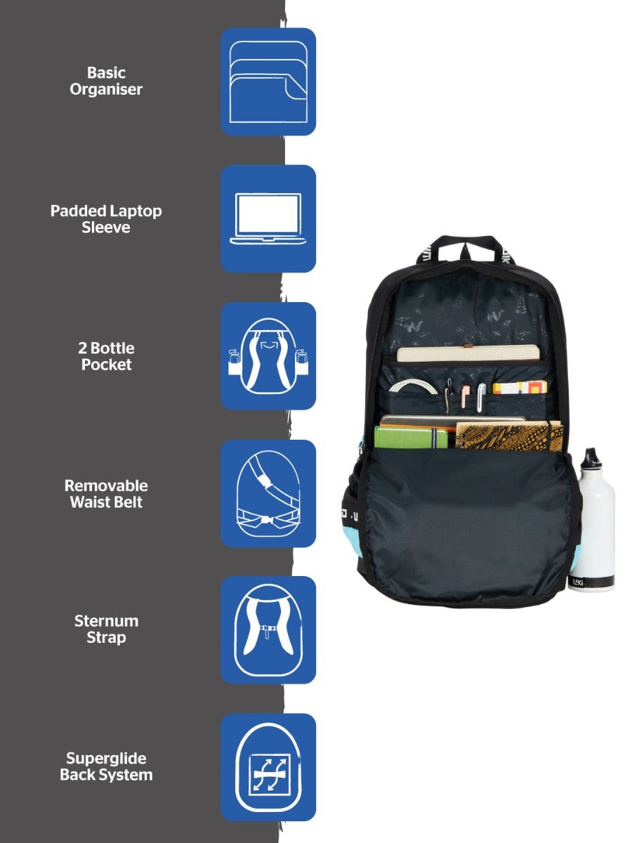 Wildcraft Wiki Squad 4 Pro 40L Backpack with Sleeve Separator (12980)