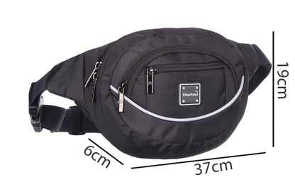 धारीवाल वेस्ट पैक ट्रैवल हैंडी हाइकिंग जिप पाउच डॉक्यूमेंट मनी फोन बेल्ट स्पोर्ट बैग बम बैग पुरुषों और महिलाओं के लिए पॉलिएस्टर WP-1202