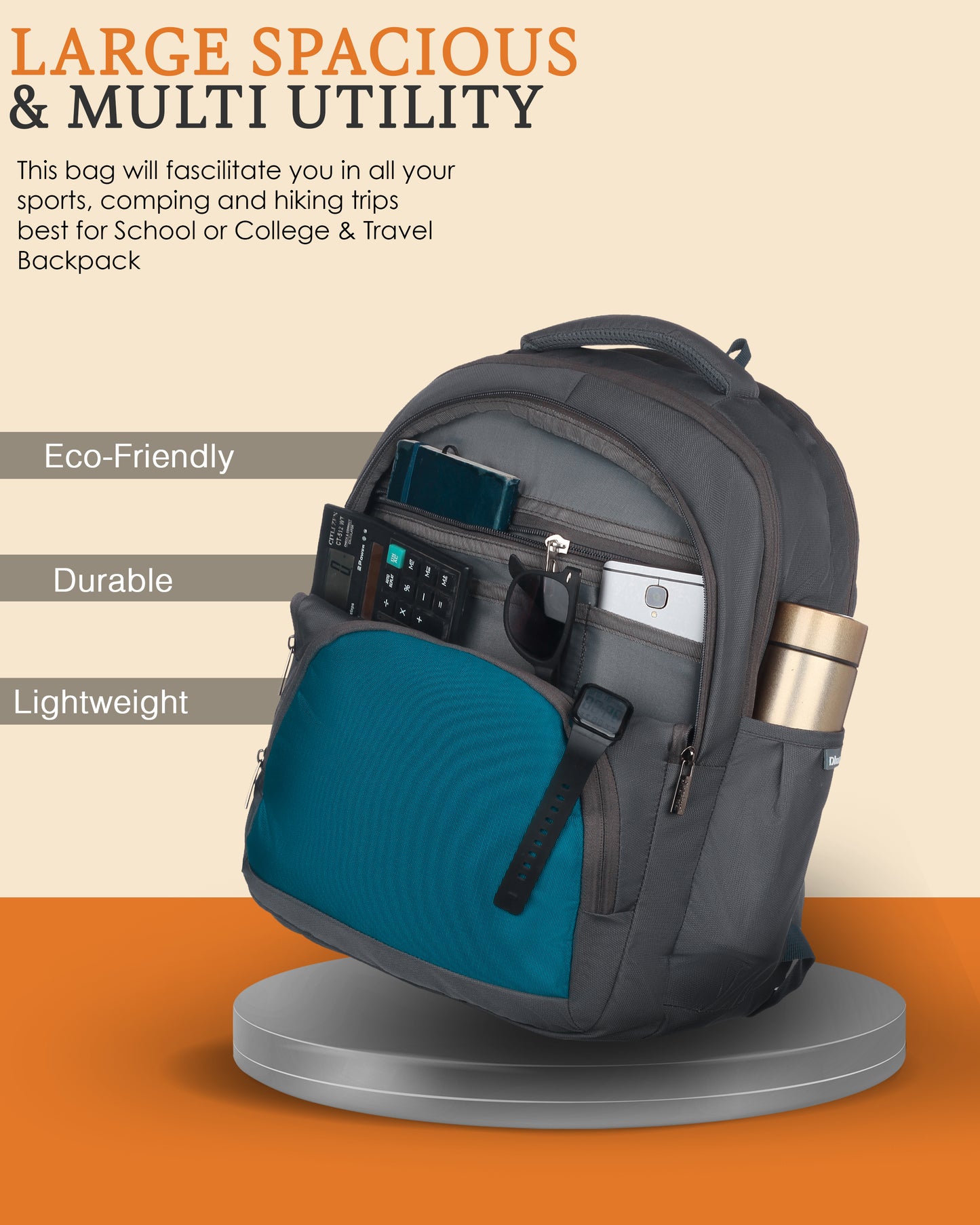 Dhariwal 38 Ltr School Bag SCB-307