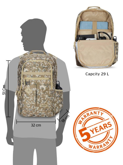 Wildcraft Safara Tactical 1 29L Laptop Backpack with Rain Cover (12963)