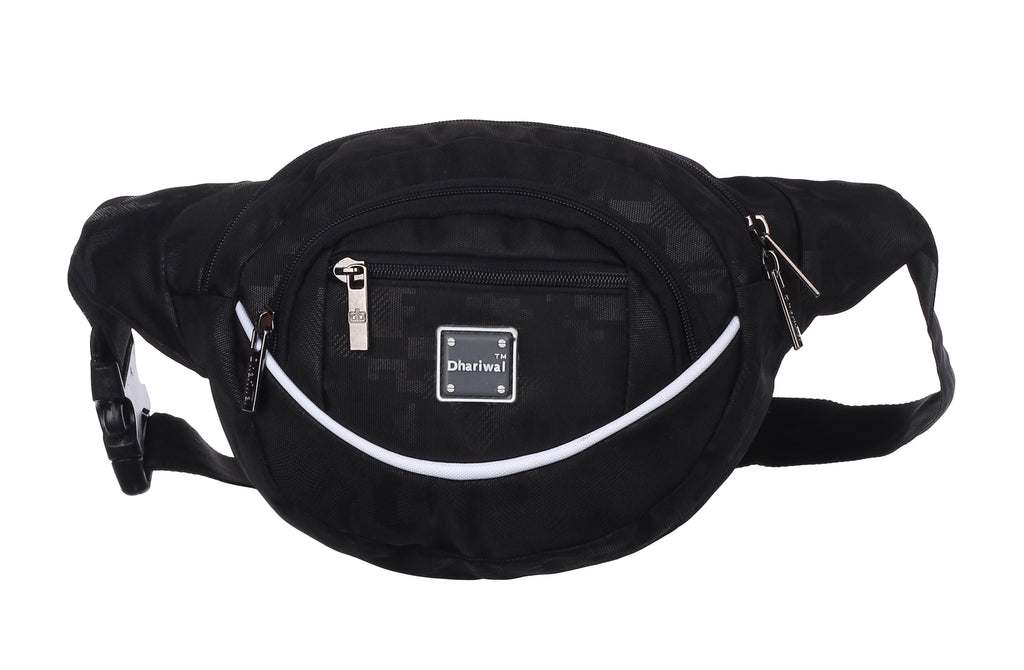 Dhariwal Waist Pack Travel Handy Hiking Zip Pouch Document Money Phone Belt Sport Bag Bum Bag for Men and Women Polyester WP-1202