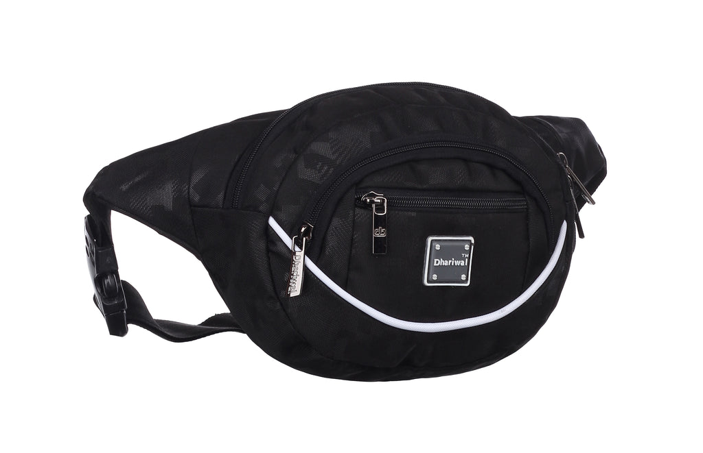 Dhariwal Waist Pack Travel Handy Hiking Zip Pouch Document Money Phone Belt Sport Bag Bum Bag for Men and Women Polyester WP-1202