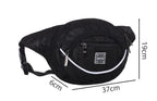 Dhariwal Waist Pack Travel Handy Hiking Zip Pouch Document Money Phone Belt Sport Bag Bum Bag for Men and Women Polyester WP-1202