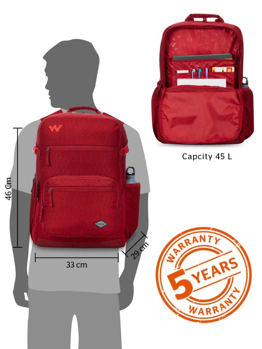 Wildcraft Evo 45L Backpack with Rain Cover (12962)