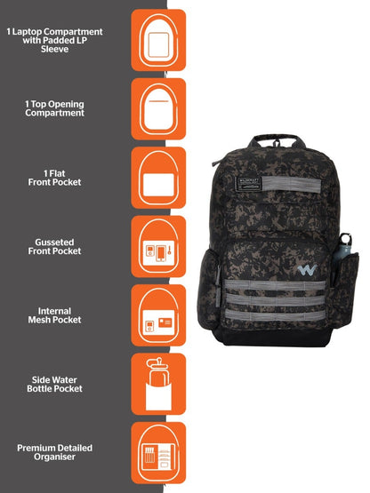 Wildcraft Safara Tactical 4 32L Laptop Backpack (12966)