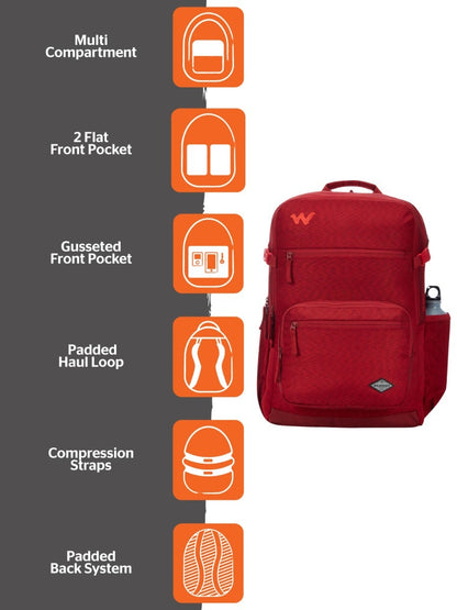 Wildcraft Evo 45L Backpack with Rain Cover (12962)