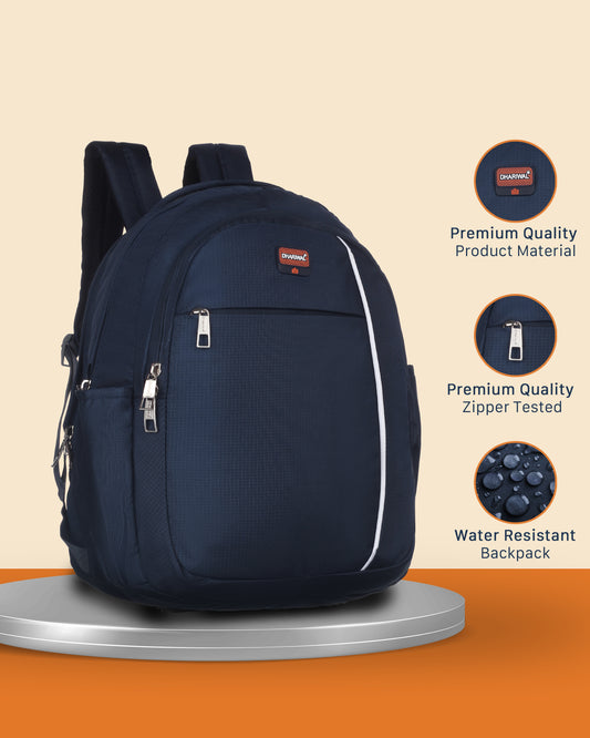 Dhariwal 34L BP-206  Unisex Backpack | Strong & Lightweight | Water-Resistant
