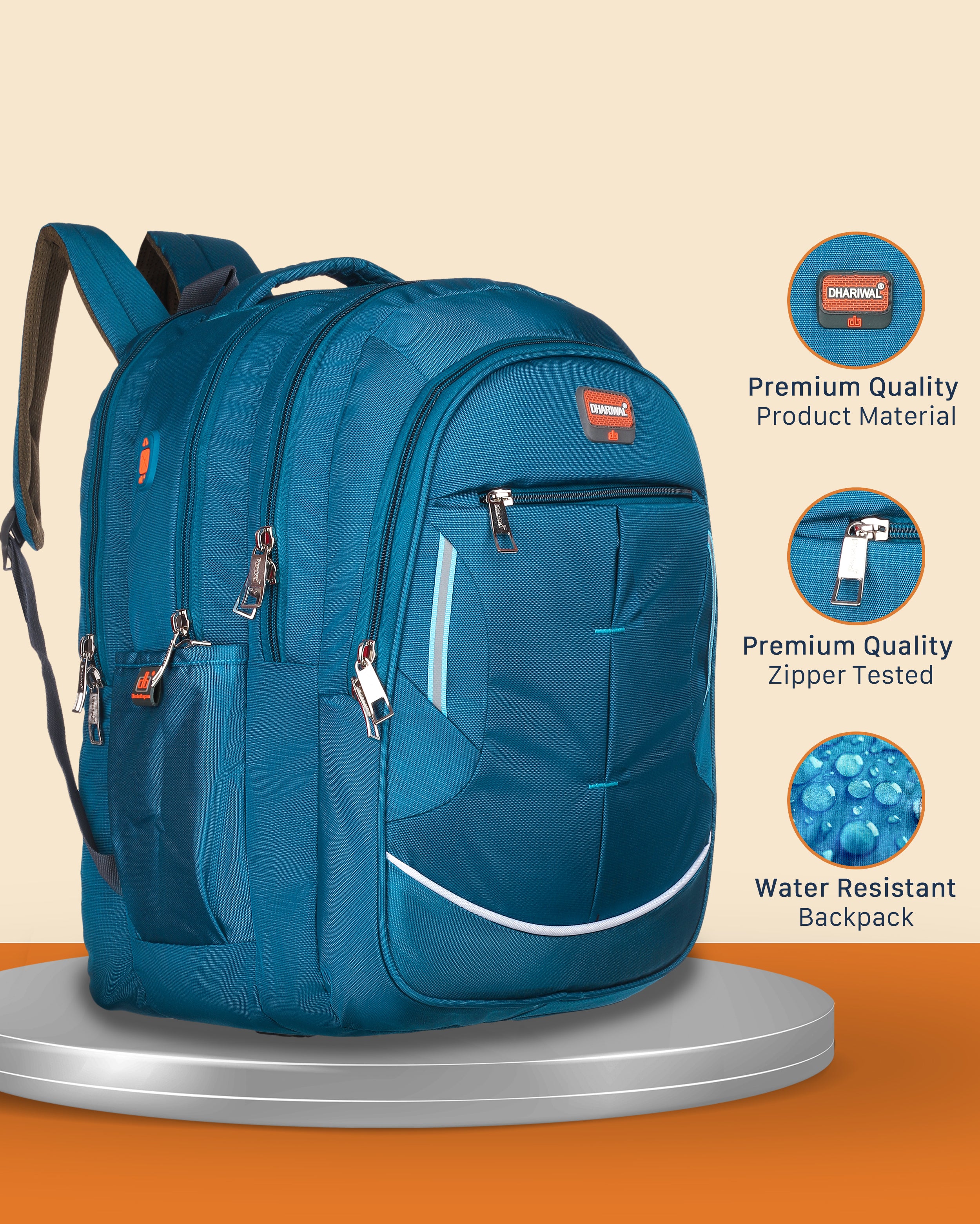 Dhariwal 42L Travel/School/College/Office/Running Staff Bag For Men & Women  BP-213