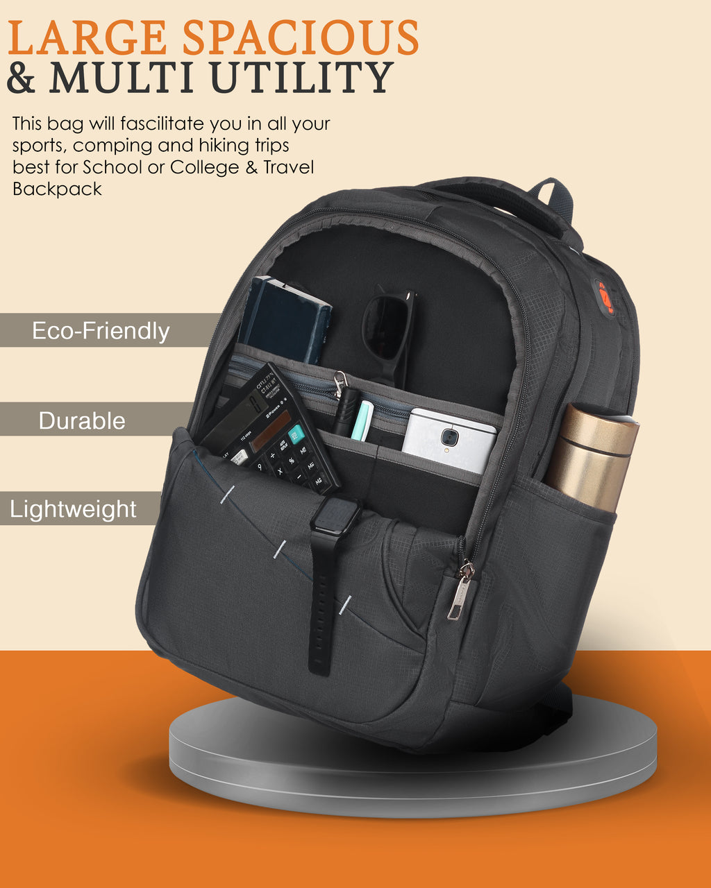 Dhariwal 43L Backpack For Unisex- BP-253