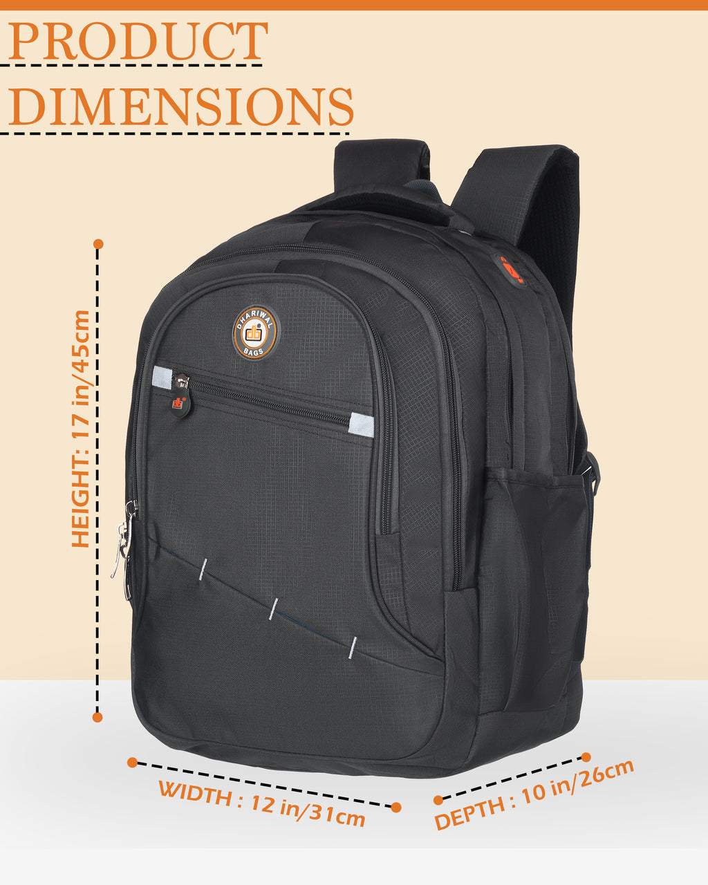 Dhariwal 43L Backpack For Unisex- BP-253