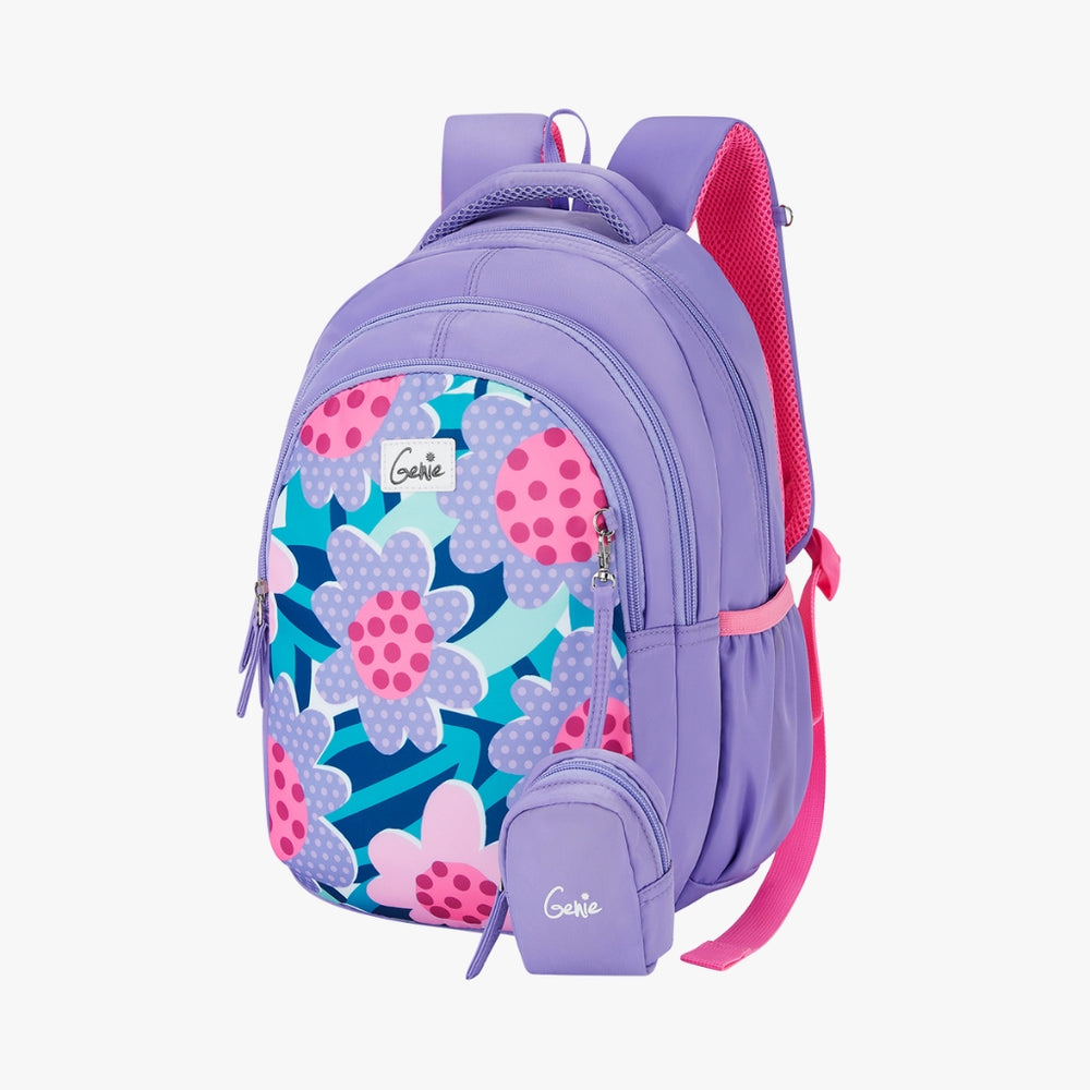 Genie Fluffy 20L Kids Backpack With Comfortable Padding