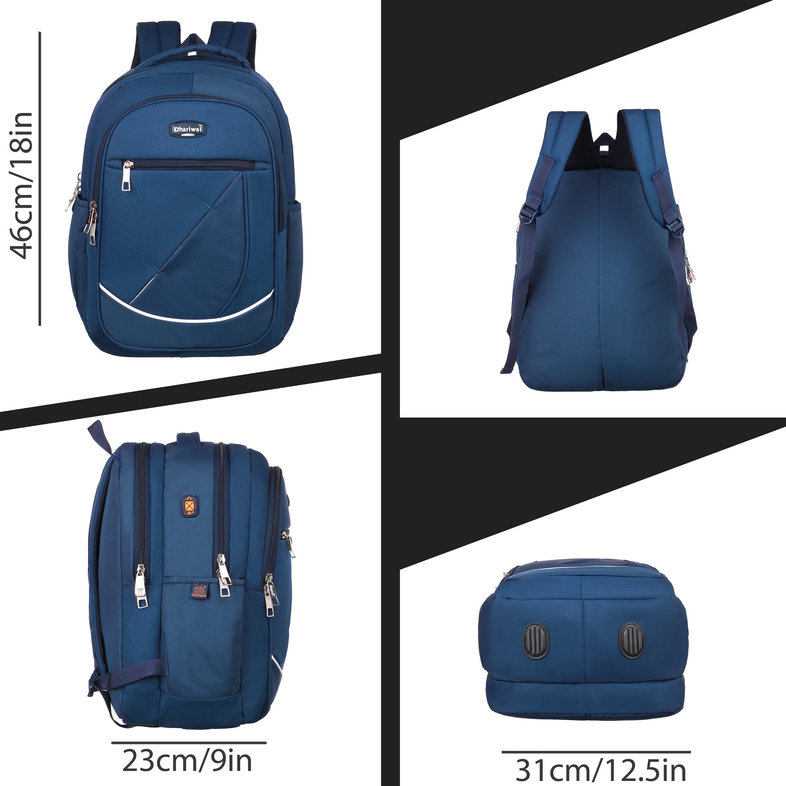 Dhariwal 35 L BP-246  Unisex Backpack  Strong & Lightweight | Water-Resistant