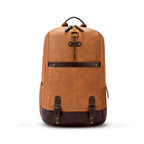 Gear Classic 4 19"/31L Medium Faux Leather Anti Theft Laptop Backpack | Casual | Travel | College Bag For Men/Women