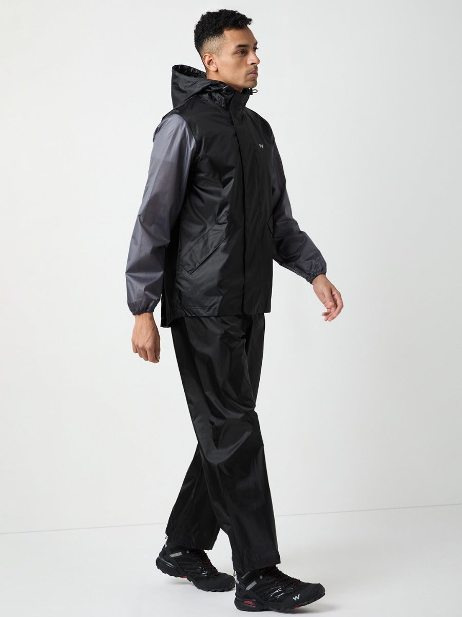 Wildcraft Men 2 Tone Bag Pro Rain Coat Cheater Suit  (43136/7)