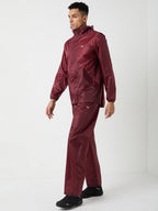 Wildcraft Men 2 Tone Bag Pro Rain Coat Cheater Suit  (43136/7)