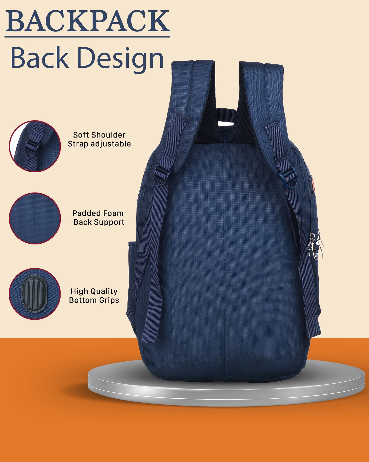 Dhariwal Backpack for Unisex | Office, Travel, School, College bag| 50L BP -242