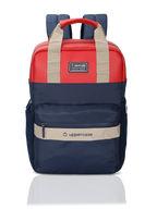 Uppercase Vegan Leather 14" Laptop Backpack Water Repellent College Bag 17L
