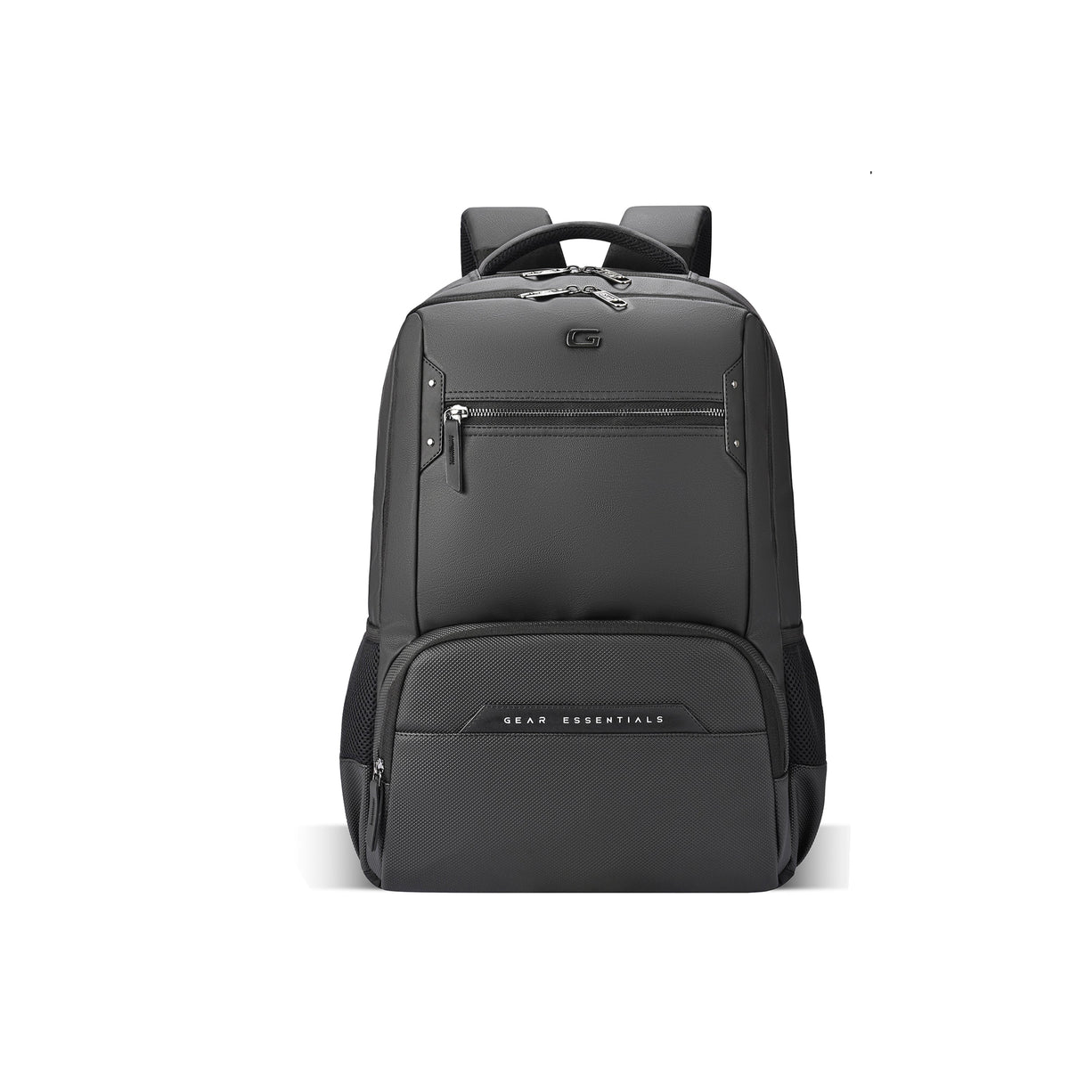 Gear Quantum 3 18"/29L Antitheft Large Faux Leather Laptop backpack with Raincover /Travel /College Bag For Men/Women