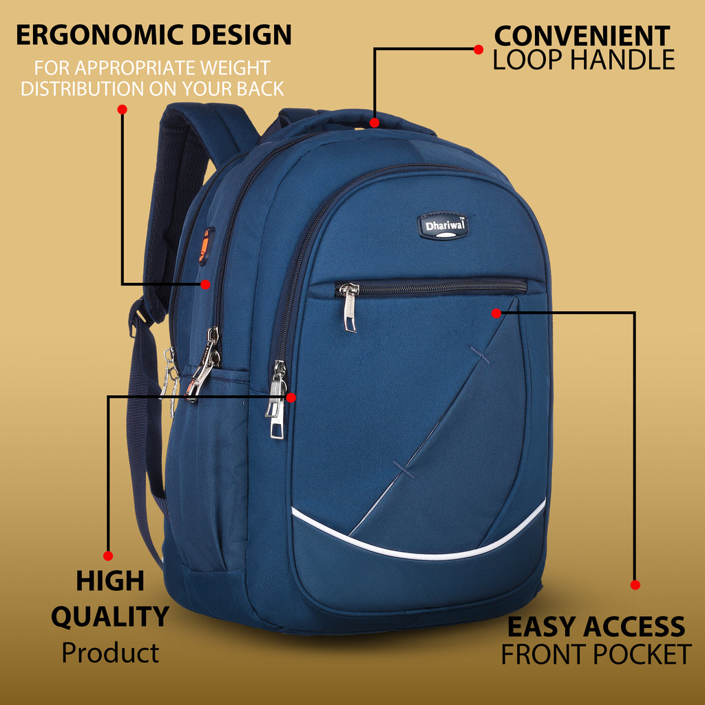 Dhariwal 35 L BP-246  Unisex Backpack  Strong & Lightweight | Water-Resistant