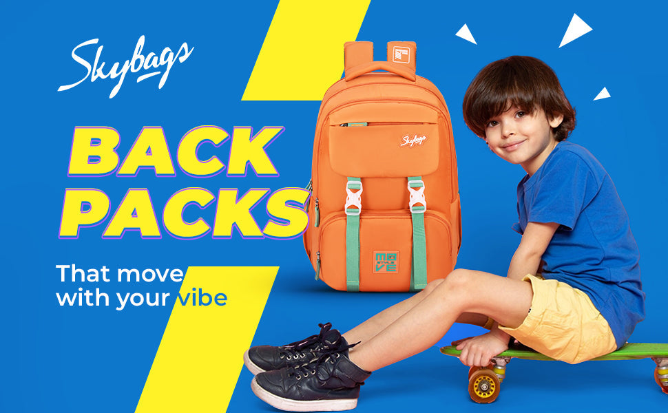 Skybags Sonic Pro School Backpack, 42L,