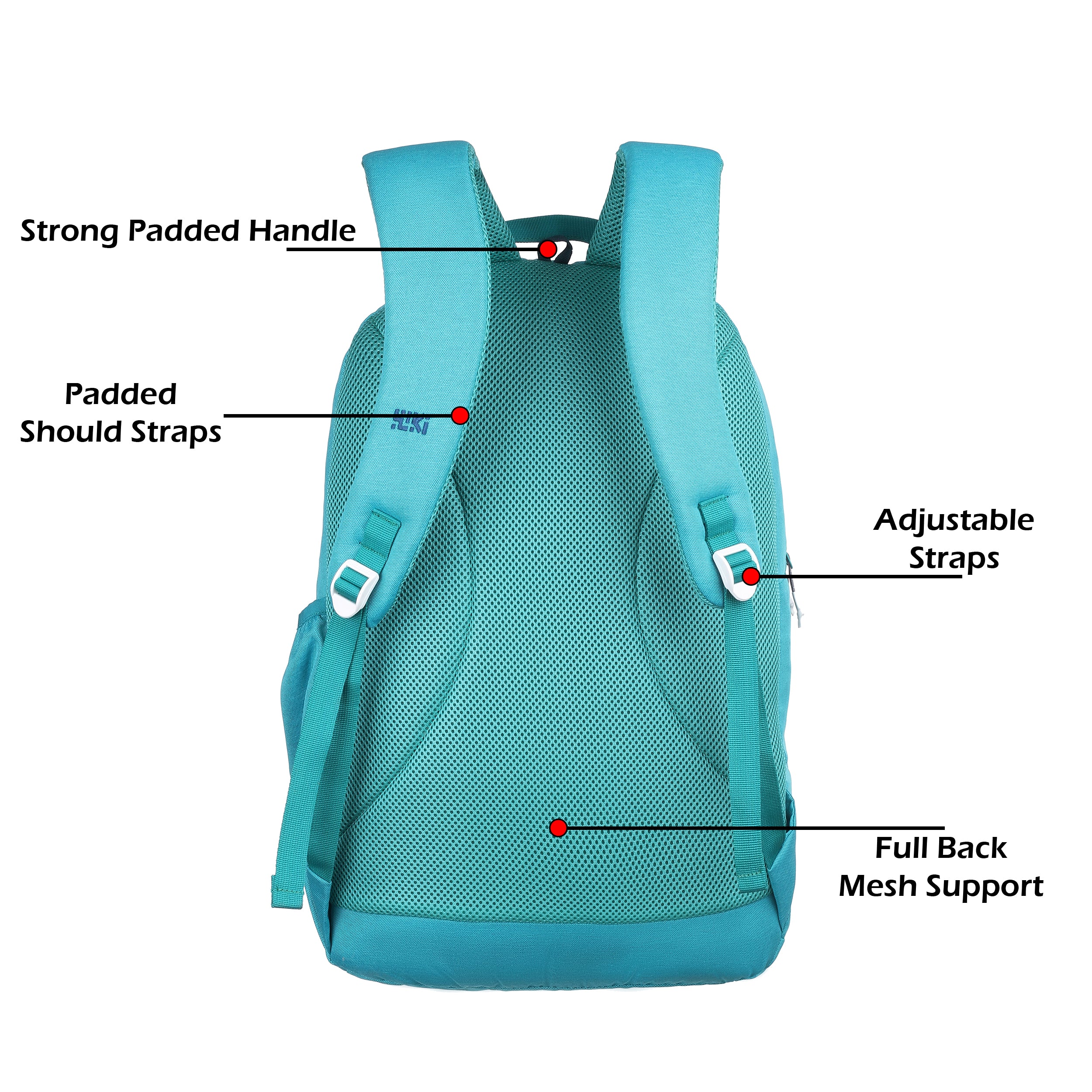 Wildcraft Polyester Shades 3 Laptop Backpack for Travel Gym & Office  for Men & Women-41 L