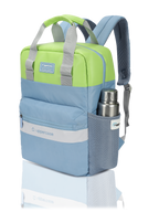 Uppercase Vegan Leather 14" Laptop Backpack Water Repellent College Bag 17L