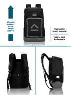 Uppercase Tall Boy 14" Laptop Backpack WaterRepellent College Travel Bag 23L