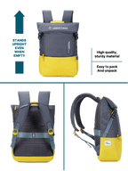 Uppercase Apex 15" Laptop Backpack Water Repellent College Travel Bag 19L