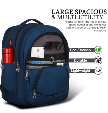 Dhariwal 43L BP -247  Unisex Backpack  Strong & Lightweight | Water-Resistant