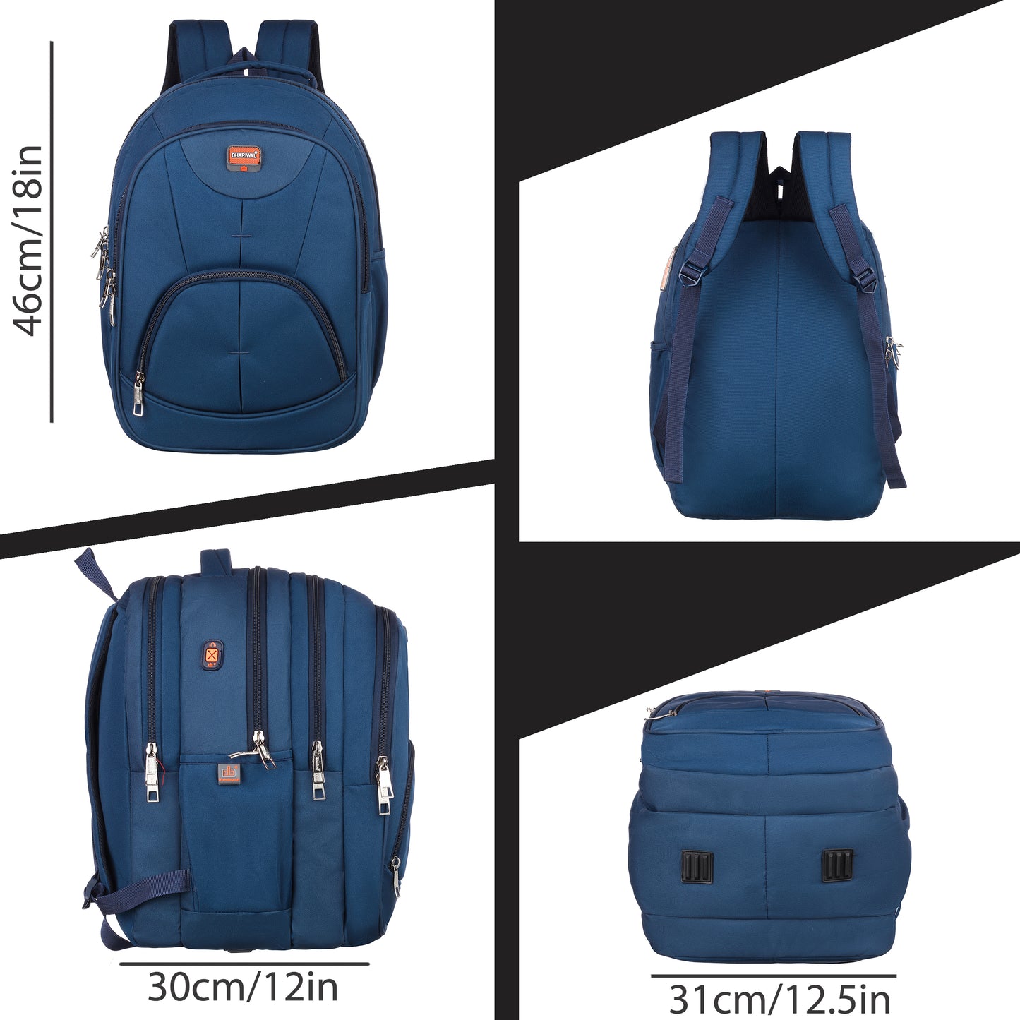 Dhariwal 43L BP -247  Unisex Backpack  Strong & Lightweight | Water-Resistant