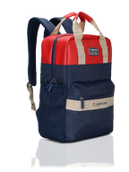Uppercase Vegan Leather 14" Laptop Backpack Water Repellent College Bag 17L