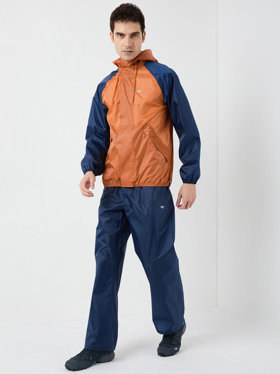 Wildcraft Men 2 Tone Bag Pro Rain Coat Cheater Suit  (43136/7)