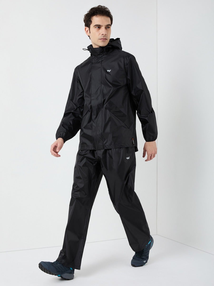 Wildcraft Men 2 Tone Bag Pro Rain Coat Cheater Suit  (43136/7)