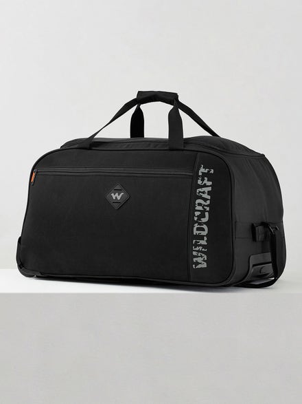 Wildcraft Pictor 38L Duffel Trolly Bag- Black