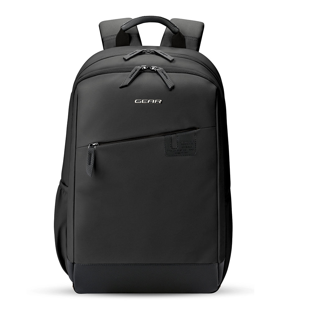 Gear Compact 17.5" Faux Leather Water resistant Laptop | Travel Backpack | Casual Backpack for men/women