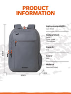 Wildcraft Ranger 35 L Laptop Backpack With RainCover for Men & Women