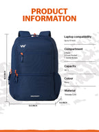 Wildcraft Ranger 40 L Laptop Backpack With RainCover for Men & Women