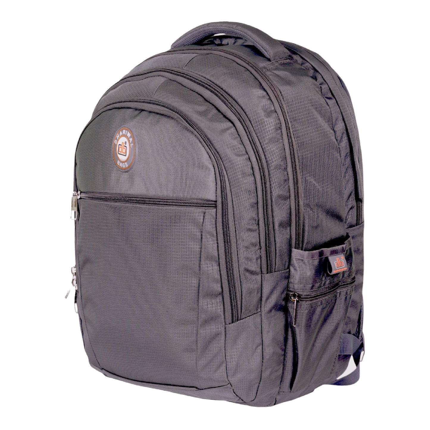 धारीवाल यूनिसेक्स ड्यूल कम्पार्टमेंट लैपटॉप बैकपैक रेन कवर के साथ 51L LB-106