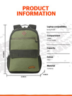 Wildcraft Gypsy 20 L Laptop Backpack With RainCover for Men & Women