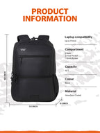 Wildcraft Ranger 40 L Laptop Backpack With RainCover for Men & Women